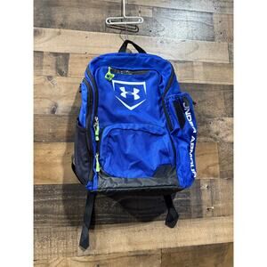 Under Armour Backpack- Blue/Black/Green